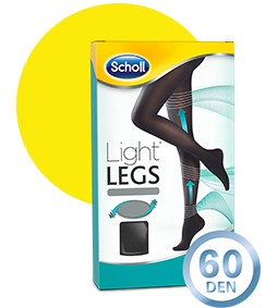 Scholl Light Legs Collants Compressão 60den Tam M Preto
