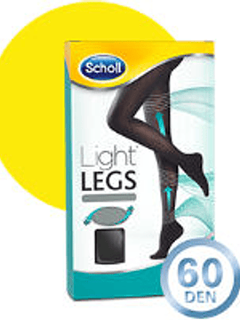 Scholl Light Legs Collants Compressão 60den Tam Xl Preto