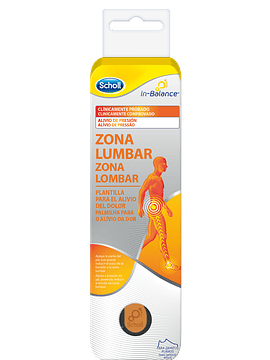 Scholl In Balance Palmilha Zona Lomb Tam M x2