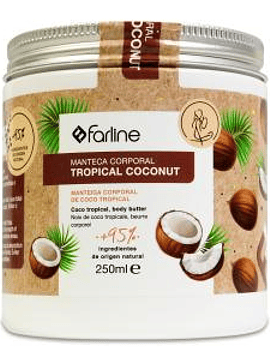 Farline Manteiga Corporal de Coco Tropical 250ml