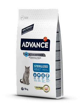 ADVANCE CAT STERILIZED TURKEY & BARLEY 10Kg