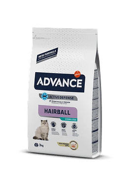 ADVANCE CAT STERILIZED HAIRBALL TURKEY & BARLEY 3Kg