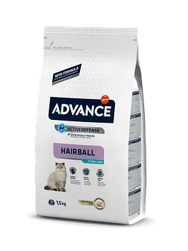 ADVANCE CAT STERILIZED HAIRBALL TURKEY & BARLEY 1.5Kg