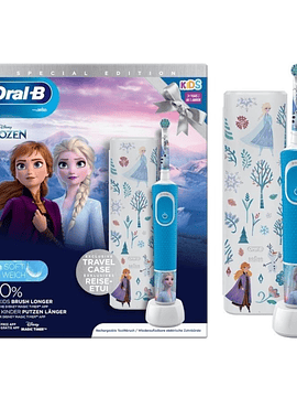 Oral B Frozen + Travel Case Kids Escova Elétrica 3 Anos+
