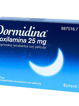 Dormidina, 25 mg x 14 comprimidos revestidos 