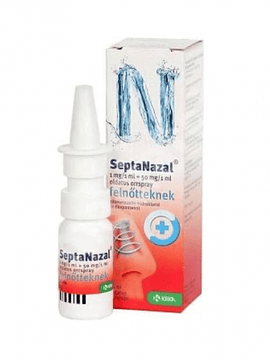 Septanazal 1/50 Mg/ml Solução Pulverizador Nasal 10ml
