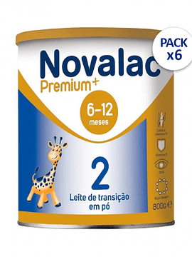 Novalac Premium 2 Leite Transição 800g- Pack 6 Latas