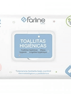 Farline Toalhitas Higiênicas 72 Unidades (Pack 3 Embalagens)