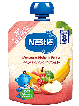 Nestlé Maça, Banana e Morango 90G 8M+