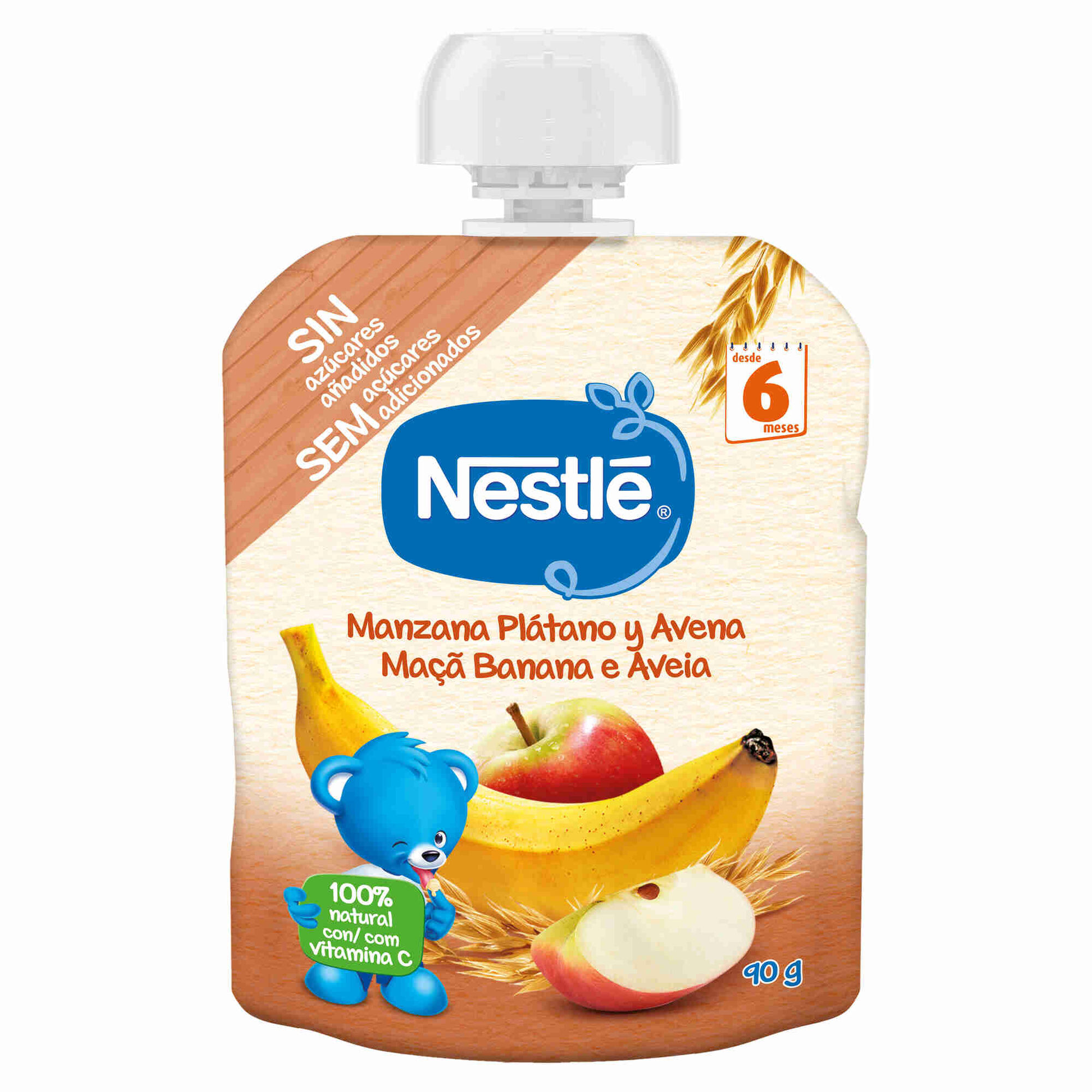 Nestlé Maça, Banana e Aveia 90G 6M+