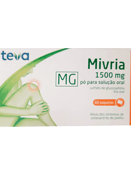 Glucosamina Mivria Teva, 1500 mg x 60 pó solução oral saqueta