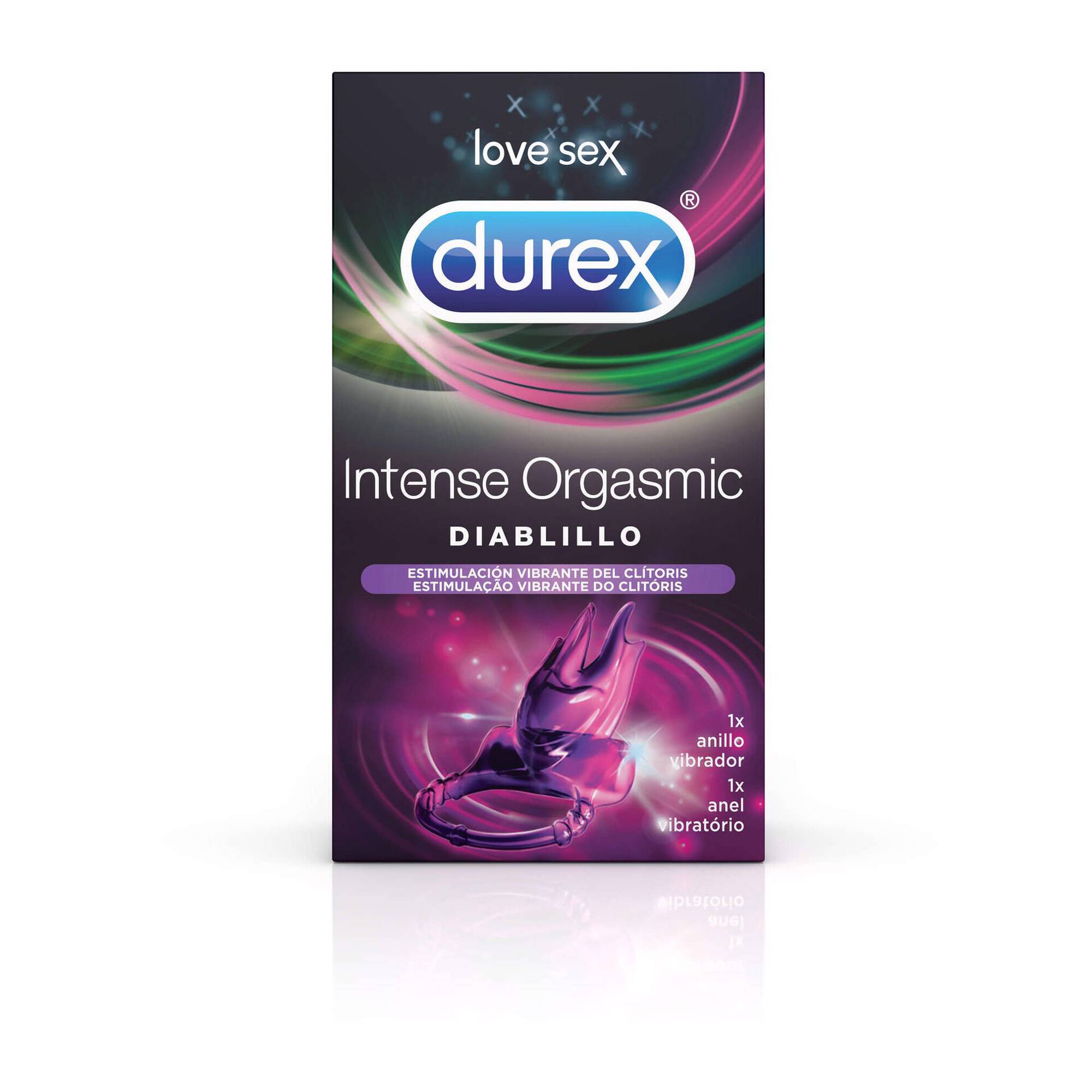 Durex Intense Orgasmic Pure Diabillo Anel Vibratório
