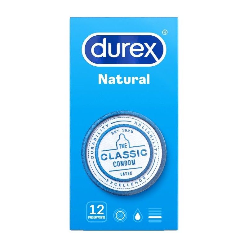 Durex Preservativos Natural Plus Easy On x12