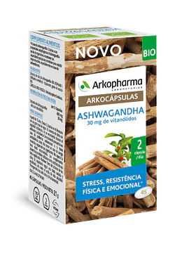 Arkopharma Arkocápsulas Ashwagandha Bio 45 Cápsulas