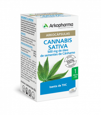 Arkopharma Arkocapsulas Cannabis Sativa 45 Cápsulas