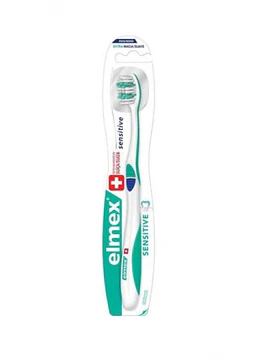  Elmex Sensitive Escova de Dentes Extra Suave Green & Blue