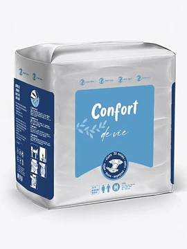 Confort de Vie 90×130 Fralda Absorção Super M – 20 unidades