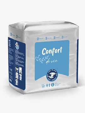 Confort de Vie 90 x 130 – Fraldas Absorção Super L  20 unidades