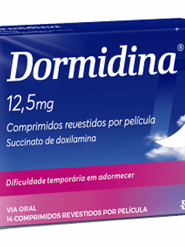 Dormidina, 12,5 mg x 14 comprimidos revestidos