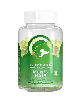 IvyBears Hair Vitamins For Men 60 Gomas