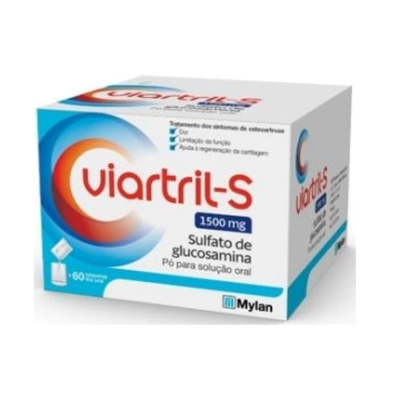 Viartril-S, 1500 mg x 60 pó solução oral saqueta 