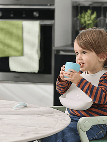 Chicco Mini Copo de Silicone Easy Mug Azul 6m+