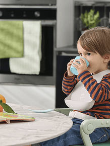 Chicco Mini Copo de Silicone Easy Mug Rosa 6m+