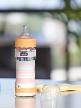  CHICCO WELL-BEING BIBERÃO VIDRO 240ML FLUXO LENTO