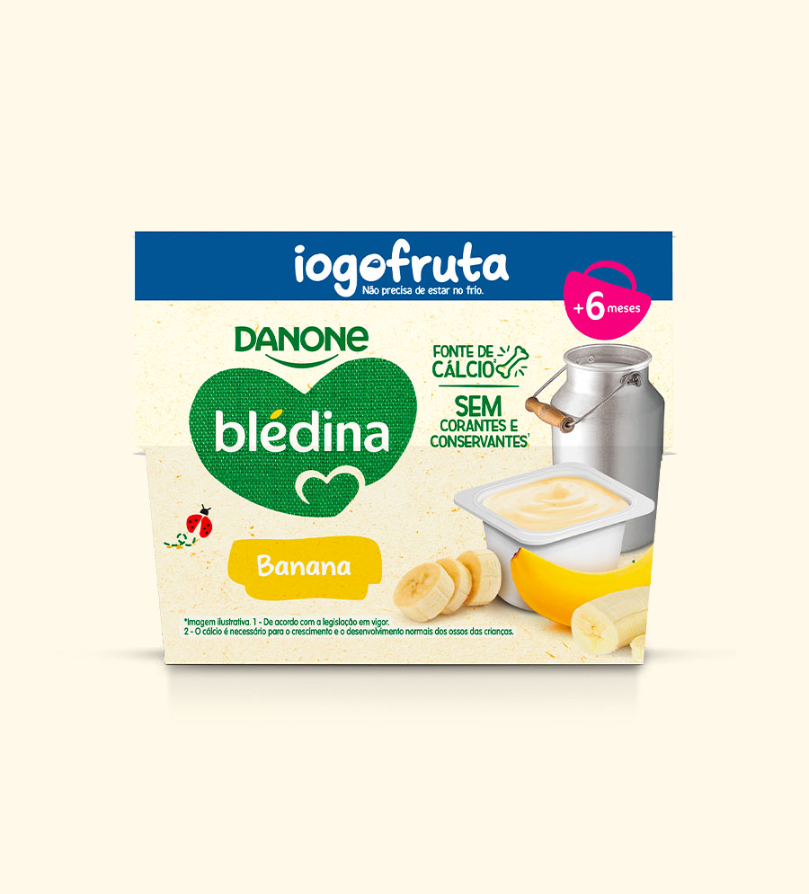 Blédina Iogofruta Banana  4x95g 6m+