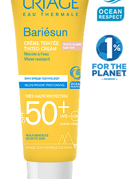 URIAGE BARIÉSUN CREME COM COR NATURAL SPF50+ 