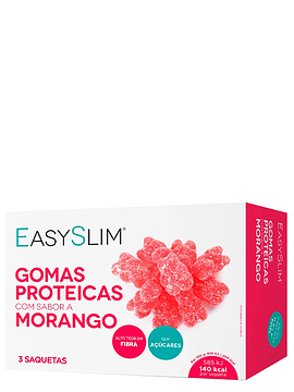 EasySlim Gomas Proteicas Sabor Morango 3x70g