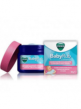 Vicks BabyRub Pomada Hidratante Calmante 50g