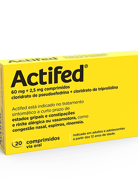 Actifed x20 Comprimidos