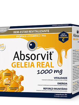 Absorvit Geleia Real 1000mg x20 Ampolas