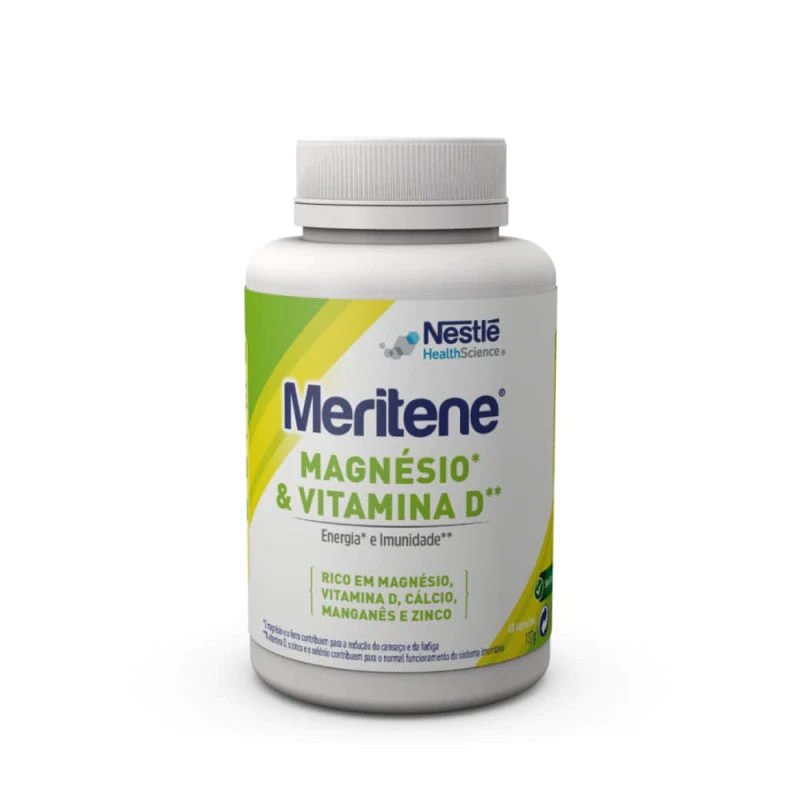 Meritene Magnésio Vitamina D 60 Cápsulas