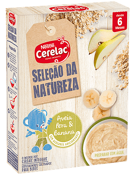 Nestlé Cerelac Aveia / Pera / Banana 6M+ 240g