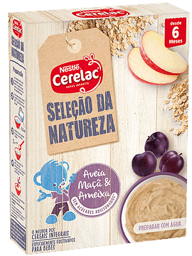 Nestlé Cerelac Aveia / Maçã / Ameixa 6M+ 240g