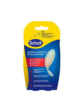 Scholl  Pensos Bolhas Grandes x5 Unidades