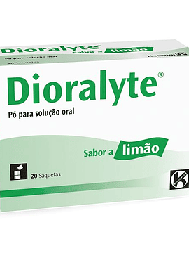 Dioralyte (Sabor Limão) Pó Solução Oral x20 Saquetas