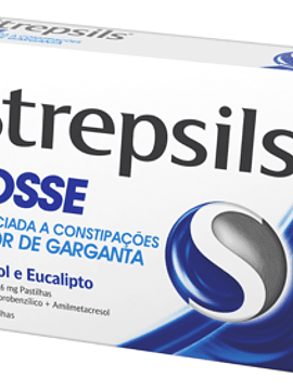 Strepsils Tosse, 1,2/0,6 mg x 24 pastilhas 