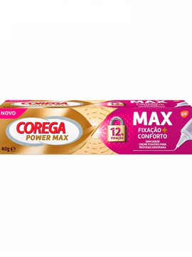 Corega Power Max Fixação + Conforto Creme 40g