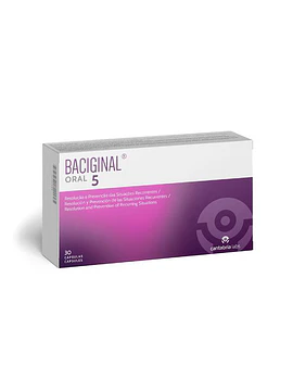 Baciginal Oral 5 Cápsulas X30