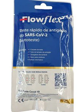 Flow Teste Kit Rápido Antigénio SARS-CoV-2 1 Unidade