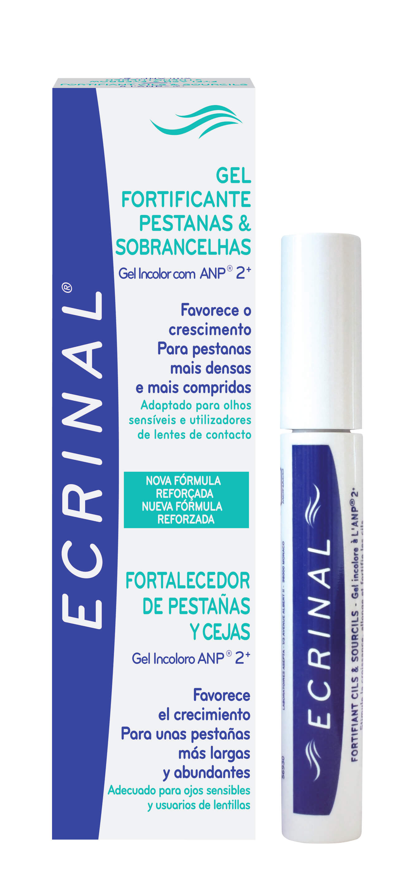 Ecrinal Gel Fortificante Pestanas e Sobrancelhas A.N.P.+ 9ml