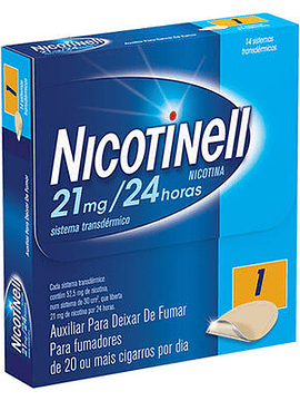 Nicotinell Adesivos 21Mg/24 H 14 Sistemas Transdérmicos