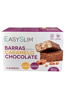 Easyslim Barra Caramelo /Chocolate 35G x4 Barras