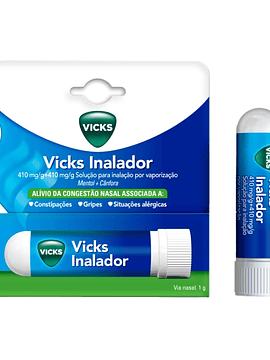 Vicks Inalador, 410/410 mg/1 g x 1 inalador stick