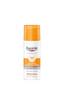 Eucerin Sun Pigment Control Tinted Gel-Creme Médio FPS 50+ 50ml