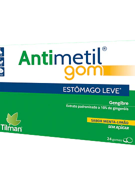 Anti Metil Gomas Menta-Limão 12 Gomas
