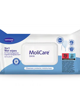 MoliCare Skin Toalhetes 3Em1 X50
